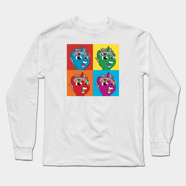 MLP - Fashion Plate Long Sleeve T-Shirt by Alexstrazsa